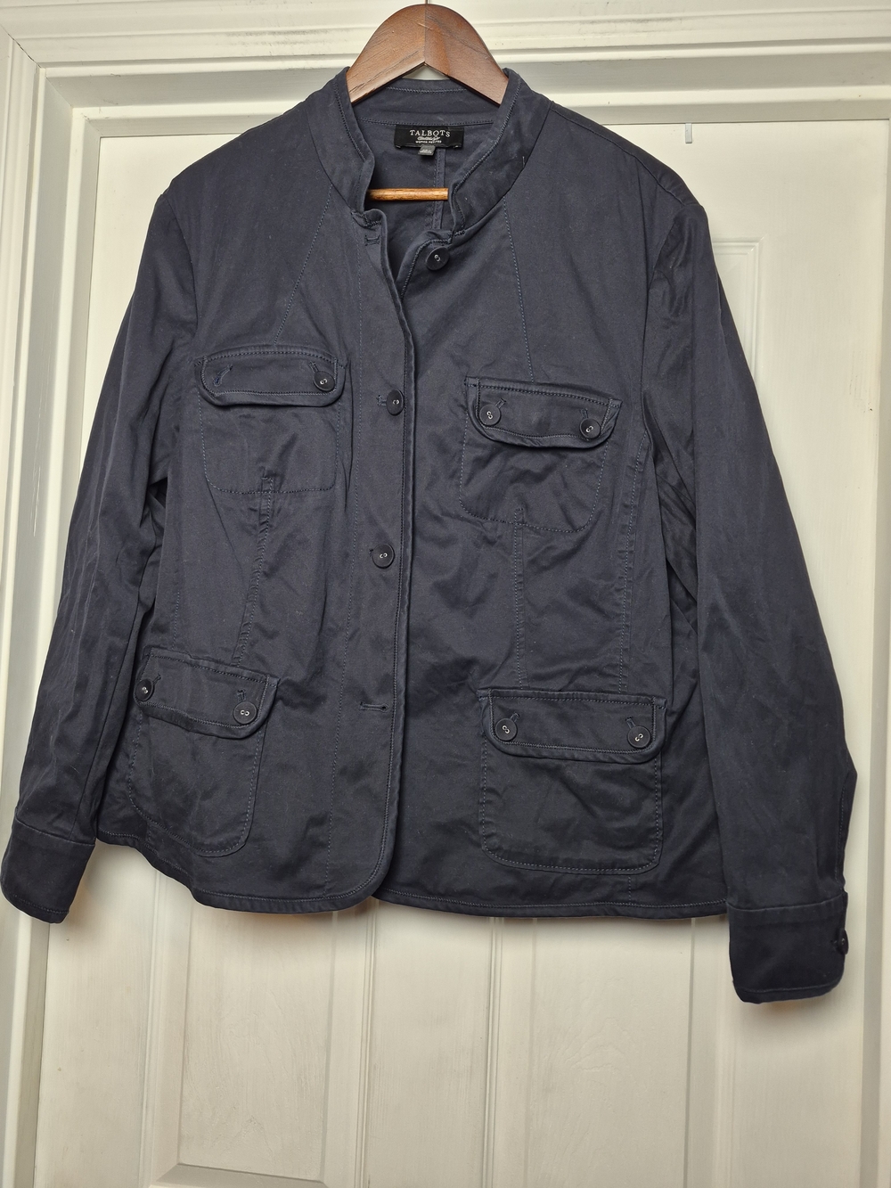 Talbots Dark Navy Utility-Style Jacket 20W